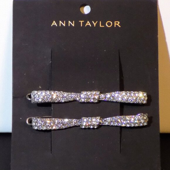 Lot 3 New w/$94 Tags Ann Taylor Jewelry Bundle.  Necklace, Earrings & Barrettes - Picture 3 of 10